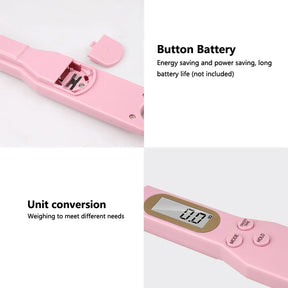 Colher Medidora Digital de Precisão - Até 500g com Visor LCD