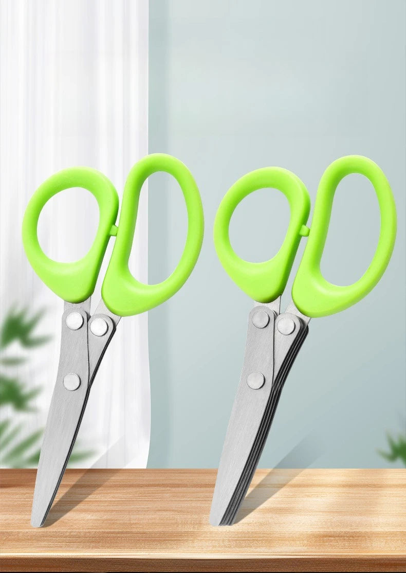 Tesoura Multicamadas de Cozinha - Para Corte modulado de Ervas