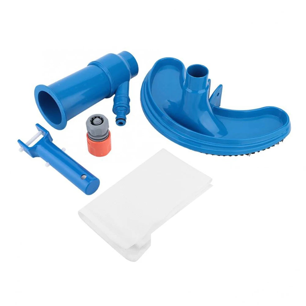 Kit Aspirador para Limpeza de Piscina - em ABS com Malha