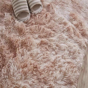 Tapete de Pelúcia Degrade - Macio e Antiderrapante para Quarto