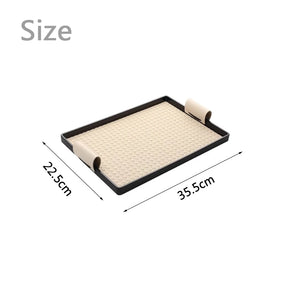 Bandeja Decorativa Estilo Nórdico - Em Melamina para Banheiro e Sala