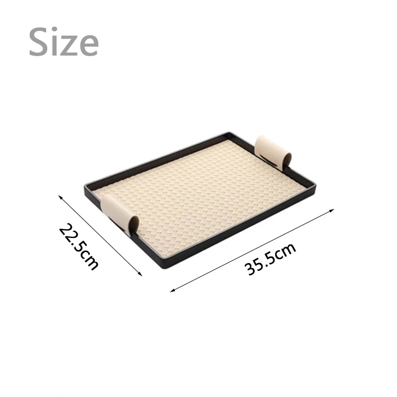 Bandeja Decorativa Estilo Nórdico - Em Melamina para Banheiro e Sala