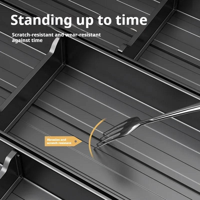 Organizador Retrátil para Gavetas - Em Alumínio