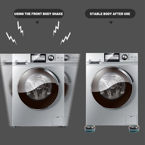 Suporte Antivibração para Máquina de Lavar - Base Estabilizadora e Antirruído