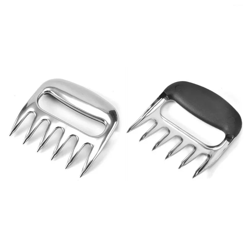 Garfos de Corte Garra Estilo Urso -em Aço Inox 6 Dentes