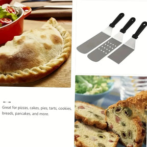 Kit 3 Utensílios Churrasco - Aço Inox com Cabo Térmico