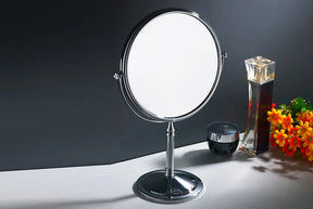 Espelho de Maquiagem 8 Polegadas - Ampliação 10x com Rotação 360º