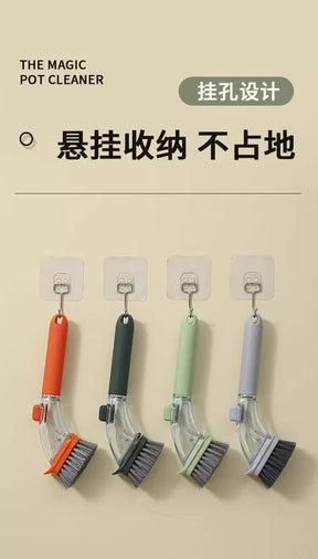 Escova Manual para Limpeza de Panela - em ABS Ecológico