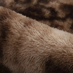 Tapete de Pelúcia Degrade - Macio e Antiderrapante para Quarto