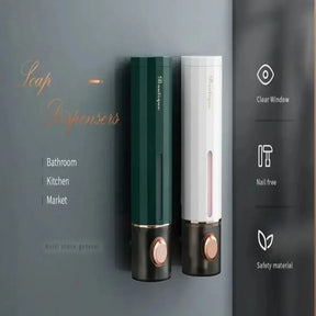 Dispenser de Sabonete Líquido de Parede - Instalação Sem Furo