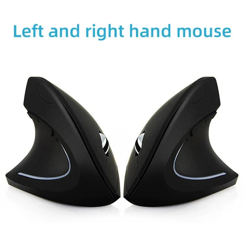 Mouse Vertical Ergonômico Recarregável - Bluetooth e 2,4GHz