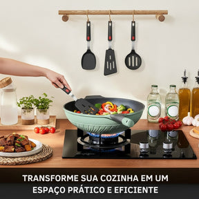 Kit de Espátulas de Cozinha de Silicone Resistente ao Calor -  600°F