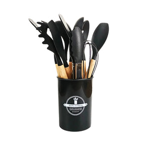 Kit Utensílios de Silicone Premium - Resistente ao Calor