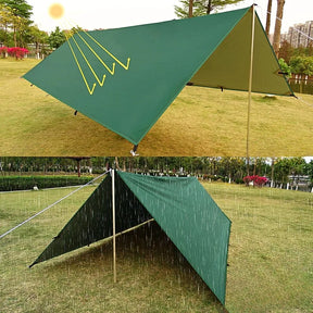 Toldo Impermeável de Poliéster - Proteção UV Portátil