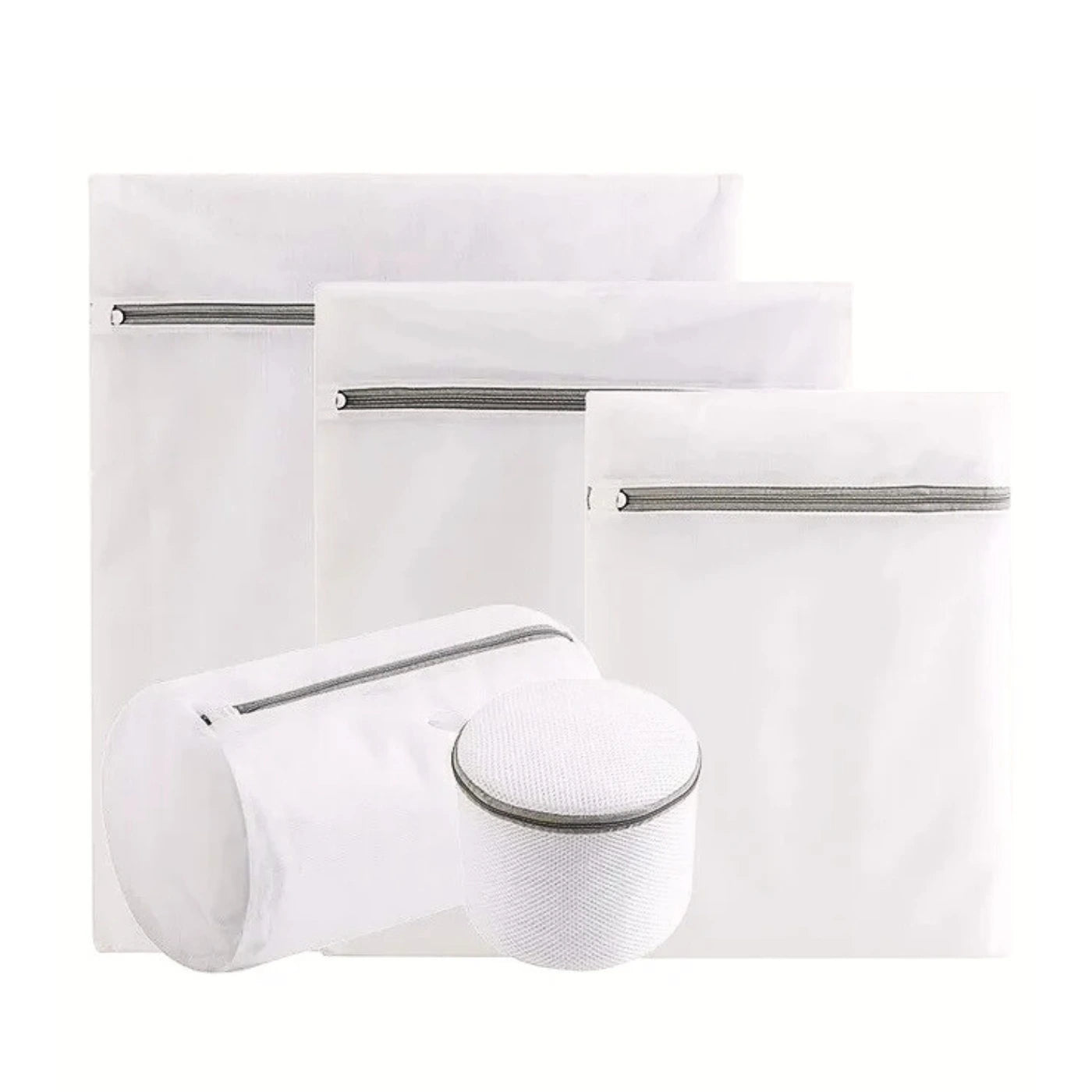 Kit Sacos de Malha para Roupas Delicadas