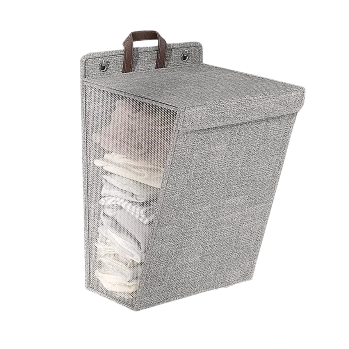 Cesto de Roupa Suja Dobrável - Impermeável com Alças