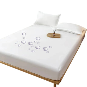 Lençol Protetor Impermeável de Poliéster - Antiácaro e Respirável