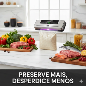 Seladora a Vácuo Automática - Com Tela Touch e Modo Úmido/Seco