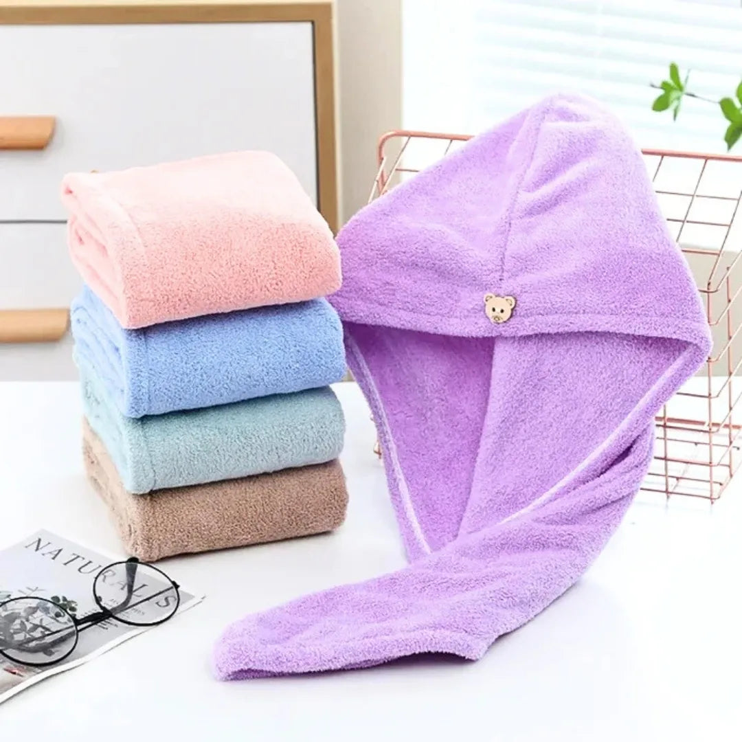 Toalha de Cabelo em Microfibra - Antifrizz